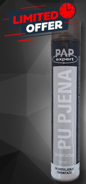 PE 203 PAP EXPERT PU pjena - montažna 750ml