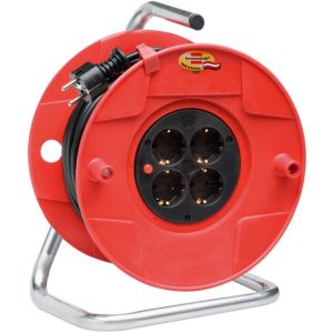 B1189068 R - BRENNESTUHL BAT Produžni kabel na kolutu L=50m crvena