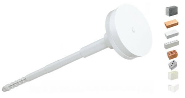 W PVC Tipla za fasadu ECODRIVE-S 08x150 (100/1)