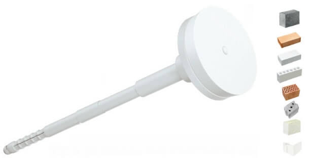 W PVC Tipla za fasadu ECODRIVE-S 08x150 (100/1)