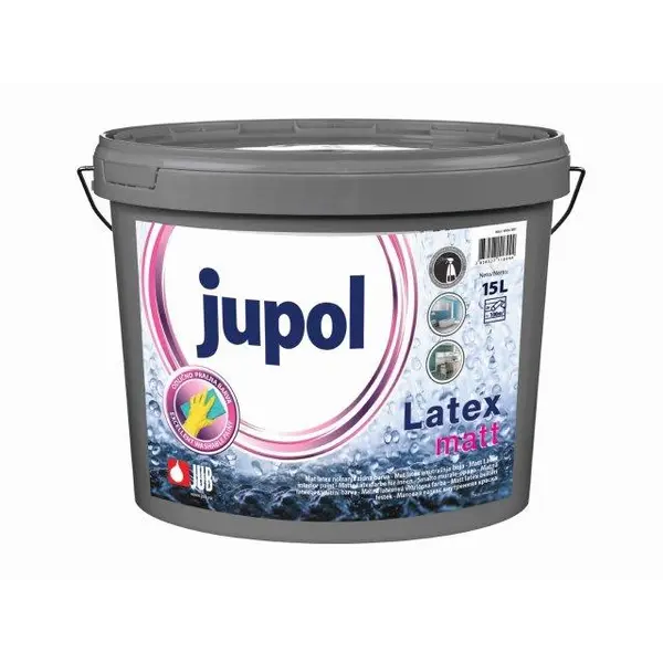 1002756 JUB JUPOL LATEX MAT BELI 1001 15L