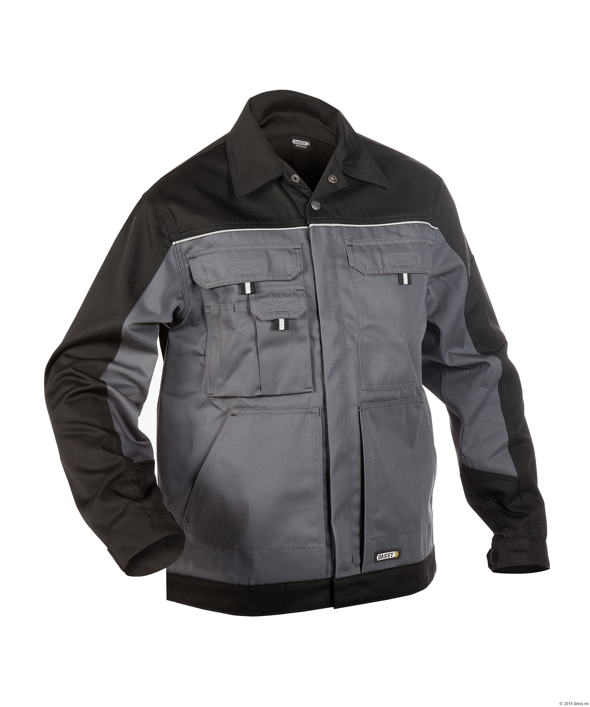 10288 A-Radna jakna LUGANO crno/siva vel.XXL