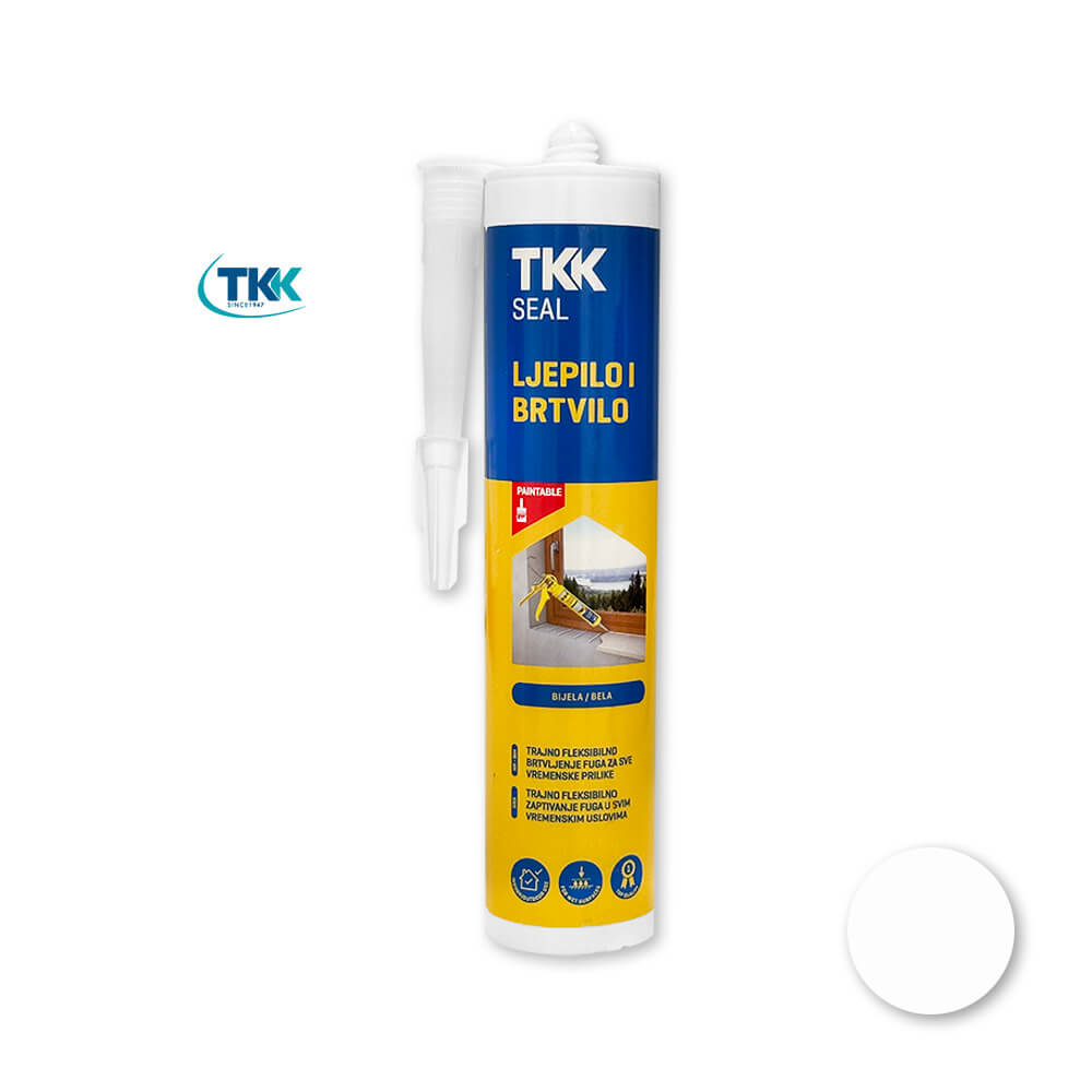 160249 TKK - Seal flex ljepilo brtvilo bijelo 300ml / MS40