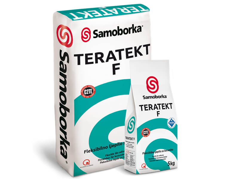 06023602 Samoborka Teratekt F, sivi - ljepilo za keramiku vanjsko 5/1 C2TE