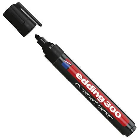 5119 A-Marker permanentni Edding 300 crni 1,5-3,0 mm vrh