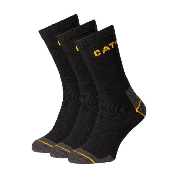 PROLINE Radne čarape CAT crne 3 para vel.41-45