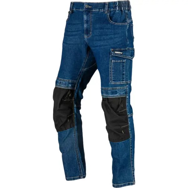 PROLINE Radne hlače LAHTI JEANS plave vel.XL