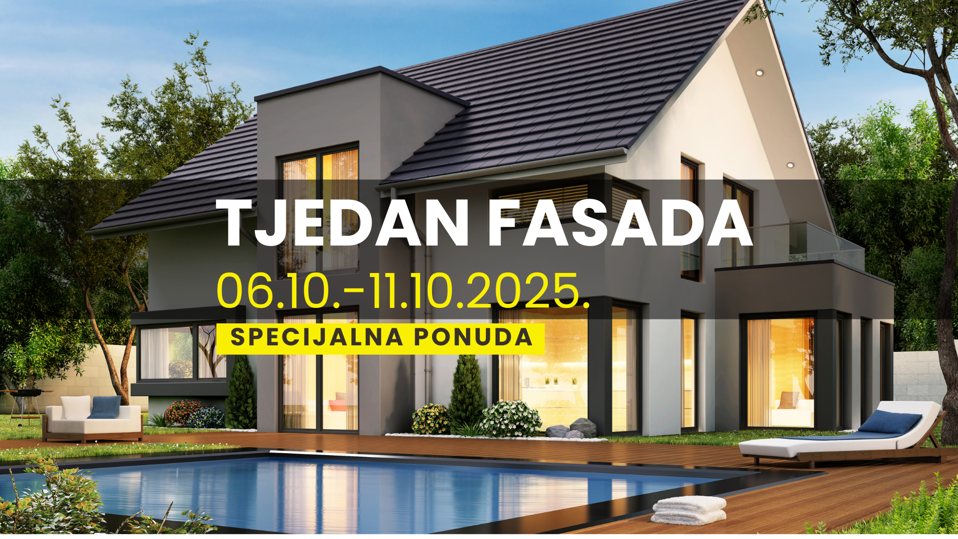 „Tjedan fasada uz specijalnu ponudu u PAP Prometu – weber završni sloj Persil“.