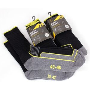 LA-Čarape BALI sivo/crne, vel. 39-42, pak 3/1