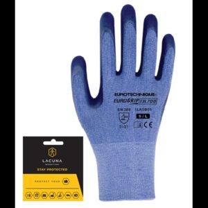 LA-Rukavica poliester plava sa plavim premazom vel. 10