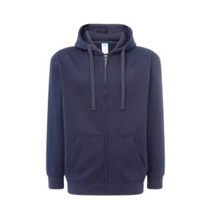 LA-Majica s kapuljačom i zatvaračem, unisex, plava, vel. M