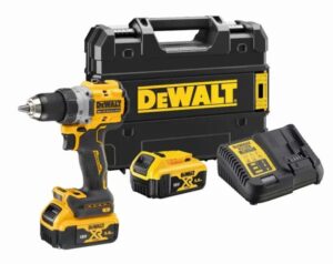 DeWALT AKU Bušilica 18V XR Brushless, 2x 5.0Ah + kovčeg, DCD800P2T