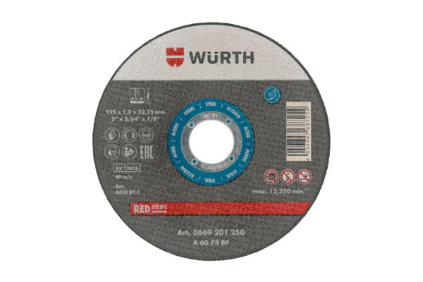 669 230111 WU - Rezna ploča - inox- rav-D115x1,0x22,23