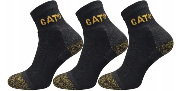 PROLINE Radne čarape CAT crne 3 para vel.43-46