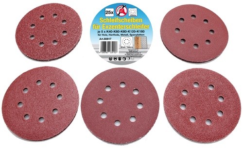 Makita BGS set br. papira fi 125 40-60-80-120-180g 25dj. 80817 BP26