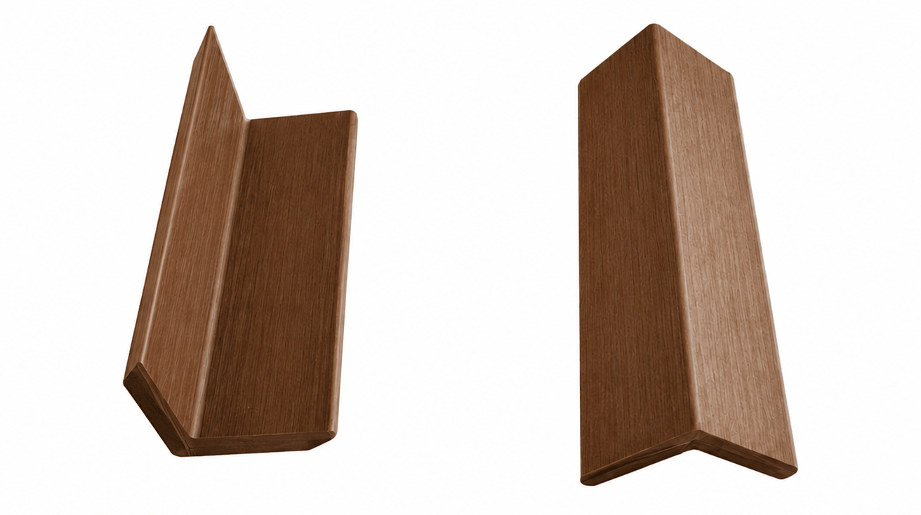 MS60B50 kom B Pap Relax Bamboo ukrasni L profil, tikovina, 2900x60x50