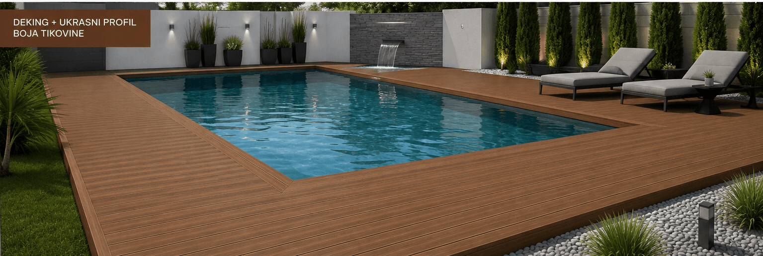 MS150K25F B Pap Relax Bamboo profil šuplji, tikovina, 2900x150x25