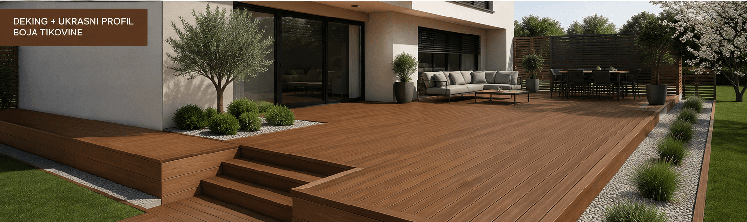 MS150K25F B Pap Relax Bamboo profil šuplji, tikovina, 2900x150x25