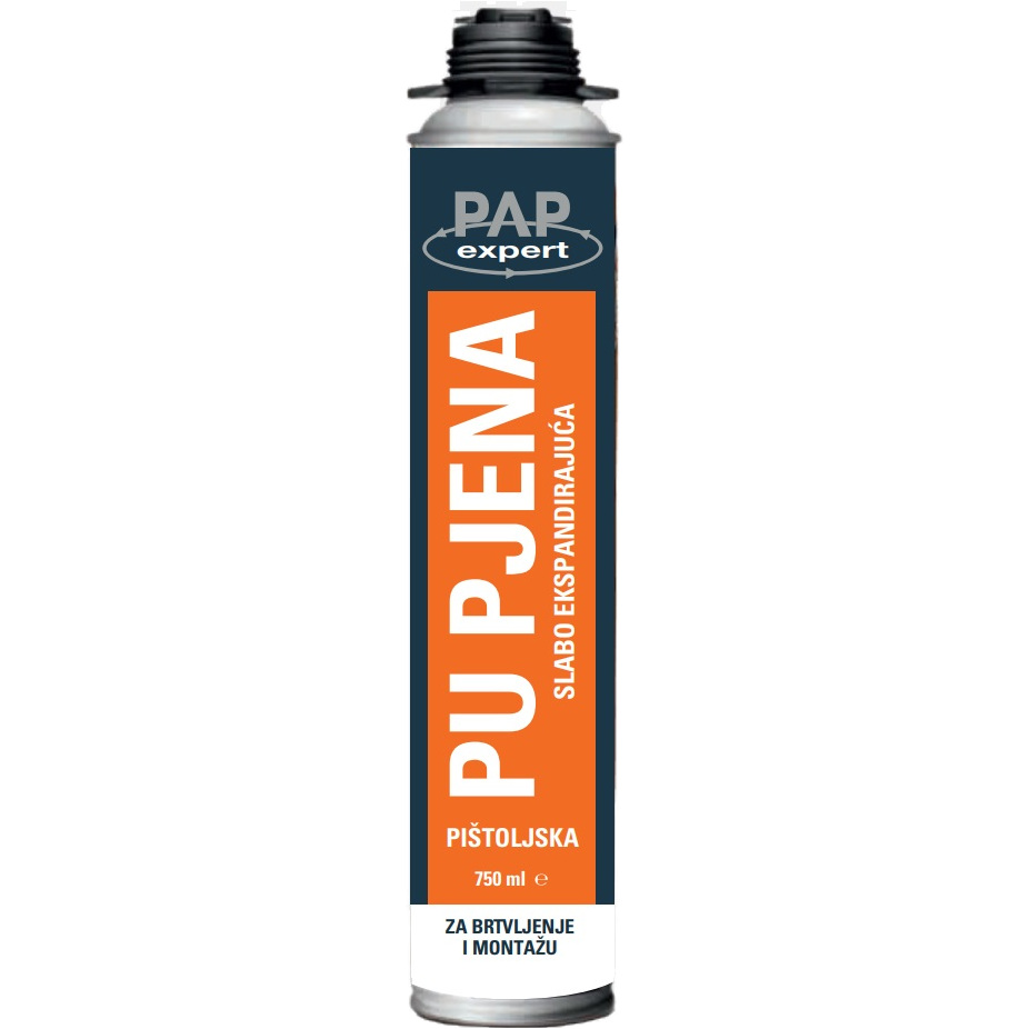 PE 200 PAP EXPERT PU pjena slabo ekspandirajuća - pištoljska 750ml
