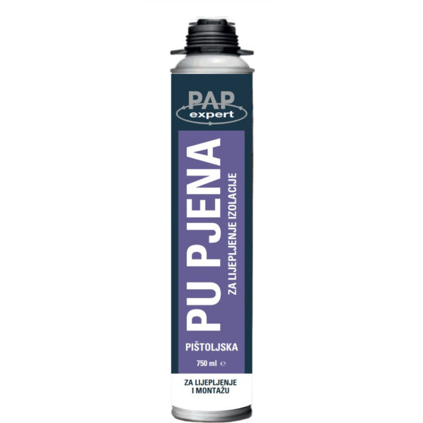 PE 201 PAP EXPERT PU pjena za lijepljenje izolacije - pištoljska 750ml
